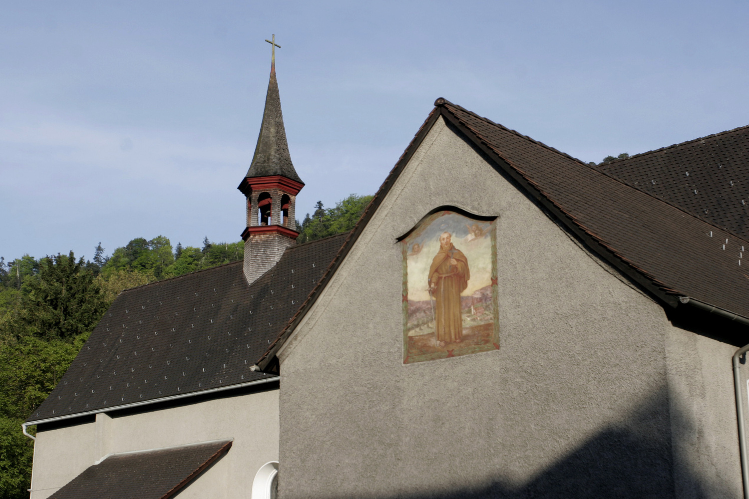 Feldkirch am 12.5.2005. Kapuzinerkloster in Feldkirch.